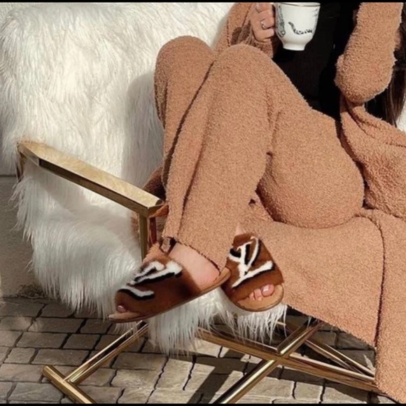 🆕 Morrisday The Label Kimmy Super Soft Tan Lounge Pants - Size Small - Picture 1 of 6